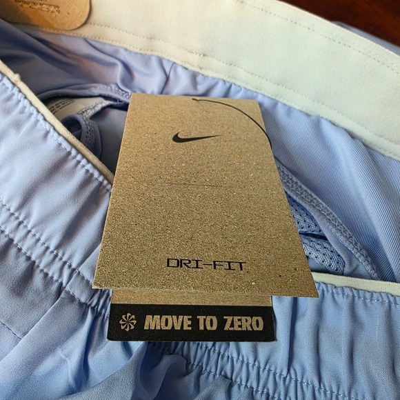 Nike Mens Dri-FIT 5 Inch Running Shorts Light Blue Small NWT Basketball Gym - Picture 4 of 6